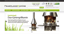 Desktop Screenshot of feuerlandkamine.de